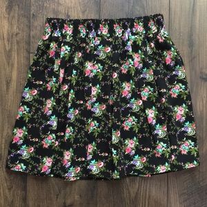 FLORAL SKATER SKIRT